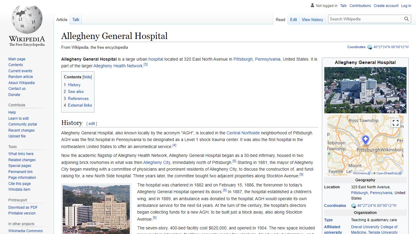 Allegheny General Hospital - Wikipedia